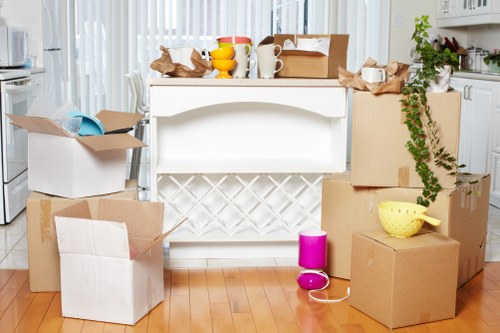 Careful furniture handling during a flat removal in Grangepark